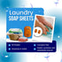 Travel Laundry Detergent Sheets - Portable, and Efficient, Great for Cruises, Camping, Glamping, Backpacking, Dorms, Hotel and Other Travel, Compa...