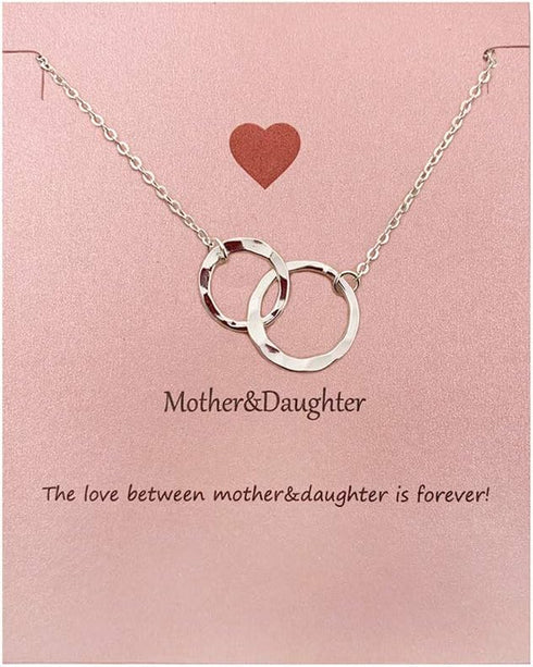 Mothers Day Gifts for Mom Daughter Mother Daughter Necklace for Mom To Daughter Grandma Granddaughter Mother-in-law Mother of the Groom Bonus Mom ...