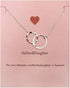 Mothers Day Gifts for Mom Daughter Mother Daughter Necklace for Mom To Daughter Grandma Granddaughter Mother-in-law Mother of the Groom Bonus Mom ...