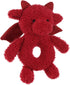 Apricot Lamb Baby Lovey Red Dragon Soft Rattle Toy, Plush Stuffed Animal for Newborn Soft Hand Grip Shaker Over 0 Months (Red Dragon, 5.9 Inches)...
