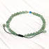 Simple Adjustable Green Aventurine Beaded Anklet Protection Amulet Ankle Bracelets for Women Wealth and Prosperity Handmade Evil Eye Jewelry Boho ...