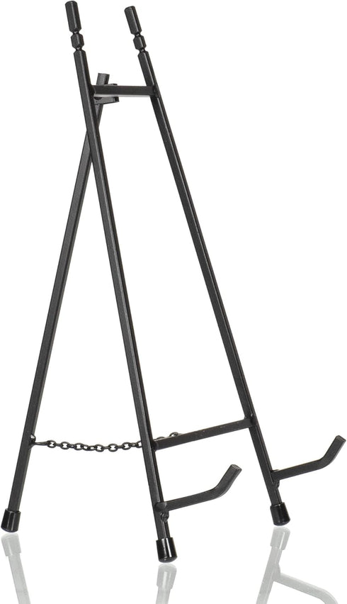 Red Co. 13” Tall Modern Metal Tripod Plate Stand and Art Holder Easel, Black...