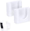 Adhesive Wall Mount for Stick Up Cam (2 Pack) Security Camera (Battery, Wired & Solar Versions) No Hassle Bracket Holder, No Screws, No Mess Insta...