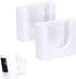 Adhesive Wall Mount for Stick Up Cam (2 Pack) Security Camera (Battery, Wired & Solar Versions) No Hassle Bracket Holder, No Screws, No Mess Insta...