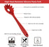Spaghetti Spoon Pasta Fork,Silicone Pasta Fork,11.2 inch Spaghetti Strainer Kitchen High Heat Resistant Noodle Spoon Server,Food Grade Pasta Spoon...