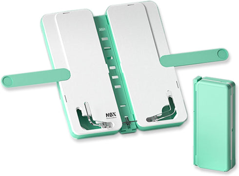 Book Stand for Reading, Hands Free, Foldable and Portable Desktop Book Holders, Display, Adjustable Page Clips for Textbook, Tablet, Mobile Phone,...