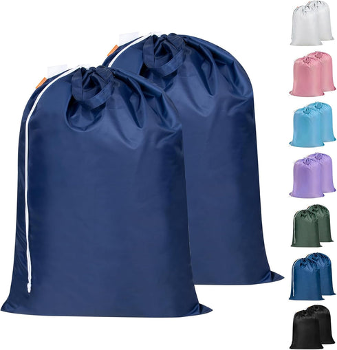 Polecasa Extra Large Heavy Duty Laundry Bag with 130gsm Tear Resistant Fabric and Handles, Easy to Carry Dirty Clothes Drawstring Bag,Perfect for ...