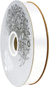 McGinley Mills 7/8" W Acetate Satin Ribbon, White, 100 Yard Spool...