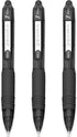 Zebra Z-Grip Smooth Mini Retractable Ballpoint Pens - 1.0mm - Black - Pack of 3...