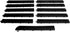 Big Floors Male Transition Edge Kit, Durable Interlocking Modular Garage Floor Edging, Compatible with RaceDeck, GarageTrac and GarageDeck Product...