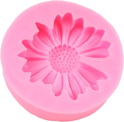 Chrysanthemum Flower Silicone Mold Daisy Flower Fondant Cake Molds For Cake Decoration Cupcake Topper Candy Chocolate Sugar Craft Polymer Clay Gum...