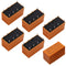 Tnisesm/6pcs Coil DPDT PCB Power Relay DC 3V 8 Pins Mini Power Relay PCB Relay HK19F-8P-3V...