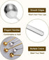 uxcell 8Pcs Stainless Steel Long Handle Teaspoon 7 Inch Coffee Spoon Ice Cream Spoon Espresso Spoons for Cocktail Stirring Mixing Drink, Silver...