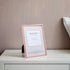 Maturi Rose Gold Colored Thin Edge Photo Frame - 6 x 8-Inch (15 x 20cm)...