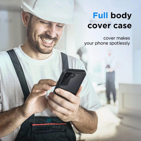 for Samsung Galaxy S22 Case, Waterproof Galaxy S22 Case with Built-in Screen Protector, Shockproof Dustproof Heavy Duty Full Body Protective Case ...