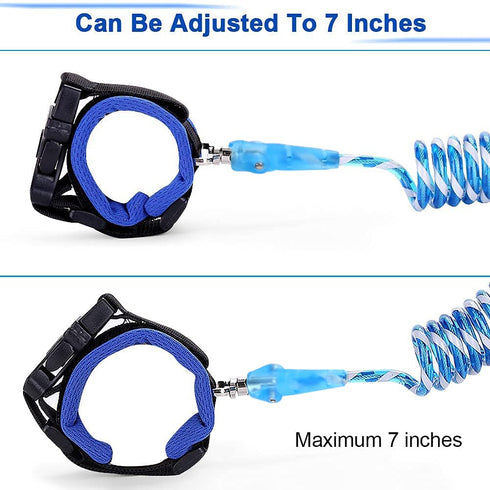Reflective Anti Lost Wrist Link, Anti Lost Wrist Link Anti Lost Leash Baby Leash with Child Upgraded Safety Locks for Kids (Blue 8.2 Ft)...