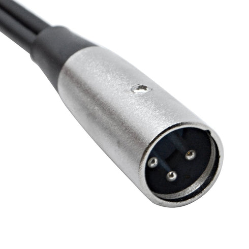 Seismic Audio - SA-Y4 - 1' Splitter Patch Cable - 1 XLR Male to 2 XLR Female...