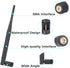 Fosi Audio Bluetooth Antenna WiFi SMA Male PC 2.4GHz 6dBi Single Band Boost Bluetooth Audio Range for Home Office Wireless Network Router IP Camer...