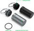 Portable Ear Plug Carrying Case, Urekt Waterproof Metal Earplug Case Keychain Container Holder?2 Pack?......