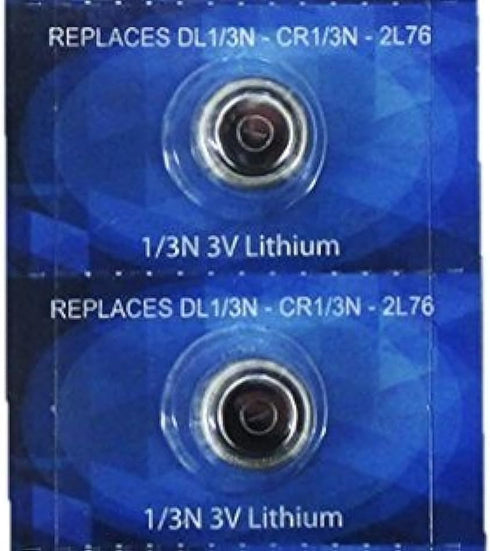 1/3N DL1/3N CR1/3N 3V Lithium Battery 2 Pack...