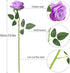 Luyue 10PCS Artificial Roses Flower with Stems Slik Fake Flowers Bouquet Realistic Long Stem Faux Rose for Valentines Day Wedding Home Decor...