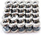50 Sets Silver Tone Magnetic Purse Snap Clasps Button/Great for Closure Purse Handbag Clothes Sewing Craft No Tools Required 14mm...