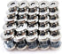 50 Sets Silver Tone Magnetic Purse Snap Clasps Button/Great for Closure Purse Handbag Clothes Sewing Craft No Tools Required 14mm...