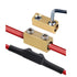 20Pcs 8 Gauge Docking Connector, Copper Clamp Kit, Square Terminal Connector, Seamless Wire and Cable Pressure Free Terminal Kit, 20Pcs Heat Shrin...