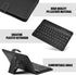 V BESTLIFE Portable Wireless Bluetooth Keyboard with Leather Case, Universal Keyboard with Portfolio Flip Case and Stand, Cover with for 4.5''-6.8...