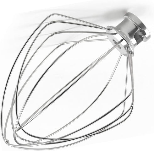 KN256WW 6 QT Wire Whip Stainless Steel for KitchenAid Stand Mixer Accessory Replacement, Egg Cream Stirrer, Cakes Mayonnaise Whisk...