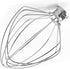 KN256WW 6 QT Wire Whip Stainless Steel for KitchenAid Stand Mixer Accessory Replacement, Egg Cream Stirrer, Cakes Mayonnaise Whisk...