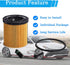 26350-2M000 Engine Oil Filter with Seals Pack Compatible with Hyundai Accent 2020-2022, Hyundai Elantra 2021-2022, Kia K5 2021-2020, Kia Rio 2021-...