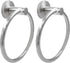 Bath Towel Ring, Modern Bathroom Hardware Accessories Wall Mounted, Thicken 304 Stainless Steel Hand Towel Holder for Bathroom Kitchen (Brushed Ni...