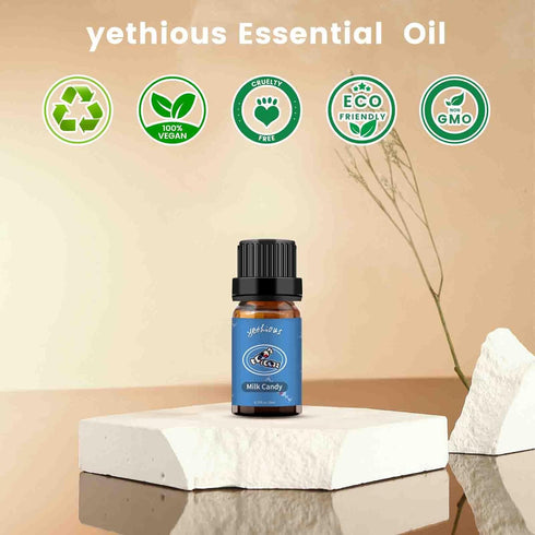 yethious Milk Candy Fragrance Oil - Milk Candy Scented Oils for Diffusers, Soap, Candle Bath Bombs Making, Perfume - 10ML Fragrance Oil...
