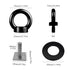 4 Pack T-Bolts for Roof Rack, M8-1.25 Heavy Duty Ring Shaped Eye Bolt T Track Mount Tie Down Anchor304 Stainless Steel Roof Rack T Bolts Eye Nut T...