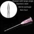 100 Pack - 18G 1 Inch Dispensing Needle Sterile with Luer Lock for Industry, Scientific Laboratory, Plant Cultivation Research, Liquids Refiling a...