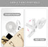 Battery Operated Portable Fan, Mini Rechargeable Handheld Fan,Small Foldable Fan,Quiet but Powerful Desk Fan Up to 10 hrs Operated Makeup Eyelash ...