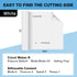 A-SUB Sublimation HTV for Dark and Light Fabric, 12" X 10FT Matte Sublimation Vinyl, White HTV Vinyl for Sublimation on Cotton Fabric - T-Shirt, P...