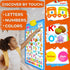 QUOKKA Educational Toys for Kids 5-7 Year Old - Vertical ABC Learning Wall Chart for Toddlers Age 3 4 6+ - Interactive Speech Therapy Poster Boy G...
