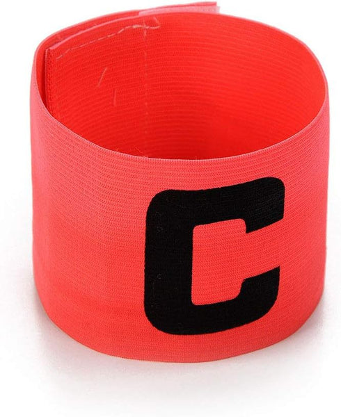 6 Pieces Elastic Soccer Captain Armband Adjustable Football Basketball Player Bands for Adult Youth...