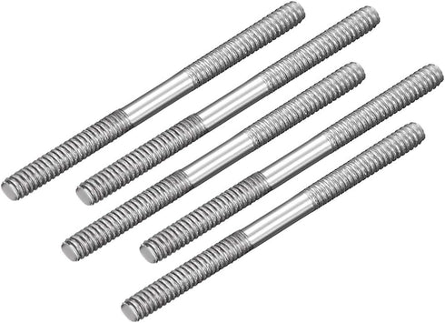 uxcell M2x25mm Pushrod Connector Stainless Steel Rod Linkage,for RC Boat,Car,Airplane,Helicopter,5pcs...