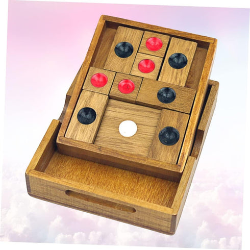 1pc Childrens Toys Toy for Kids Educational Toy Kids kidtoy Wooden Chess Board kidcraft playset Round Dot Chess Classic Chess Board Casual Checker...