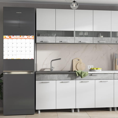 Refrigerator Calendar 2024-2025 - Fridge Calendar Runs from June 2024- June 2025 - The Perfect Refrigerator Calendar With Seasonal Designs for Eas...