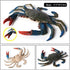 Realistic Crab Marine Animal Model Toys, 2 Pcs Simulated Sea Life Animals Figurine Collection Sea Creature Science Educational Props Toys...