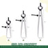 Keadic 3 Pcs 4'' 6'' 8'' Professional Metal Compass Set, Steel Adjustable Lockable Divider Wing Compass, Drafting Compass Tool for Leather Work, W...