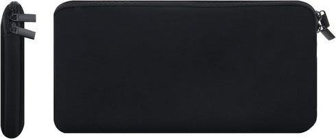 Wanty Black Color Neoprene New Portable Zipper Carry Case Cover Sleeve Skins Pouch Bags for Logitech Easy-Switch K810 / K811 and Apple MC184LL/B M...