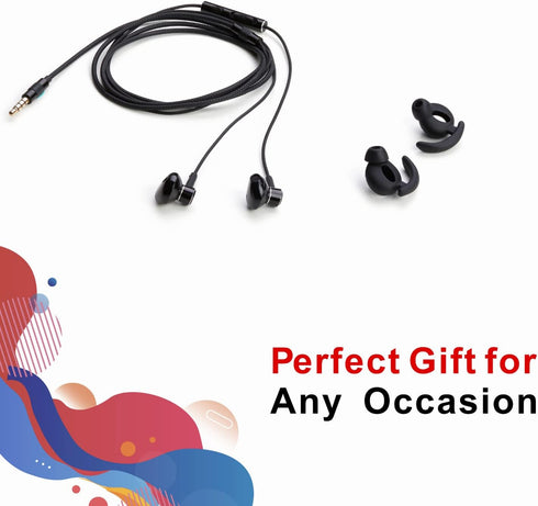 LUDOS SPECTA Wired Earbuds in-Ear Headphones, 5 Years Warranty, Earphones with Microphone for Clear Calls, Noise Isolating, for iPhone, iPad, Sams...