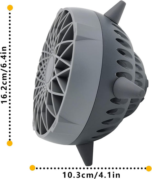 Yinuoday Table Air Circulator Fan Cooling Fans with Smart Sensor Rechargeable Desk Personal Fan with 5 Wind Modes No Button Design for Home Bedroo...