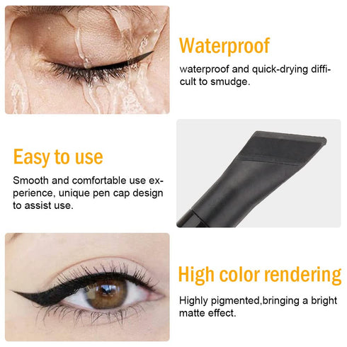 Color Eyeliner Pencil Matte Glitter Sexy Quick Drying Eyeliner Portable Waterproof Smudge-Proof Long-Lasting Durable Eyeliner Cosmetics (11#)...