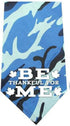 Mirage Pet Products Be Thankful for Me Screen Print Bandana, Large, Bright Pink...